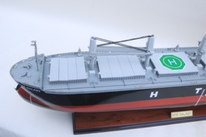 HTK GALAXY - Maqueta de Barco Comercial Panamá de Madera Hecha a Mano, Temática Náutica, para Decoración del Hogar - Product Image 3