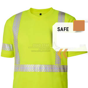 Ropa de trabajo para exteriores, camisetas de seguridad transpirables para hombre, MOQ bajo, nuevo diseño, camisetas de trabajo. - Product Image 2