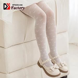 Calcetines de malla fina transpirables para bebés y niñas, estilo vintage, de color liso, con lazo, hasta el tobillo, para verano, calcetines largos de punto para niños pequeños. - Product Image 3