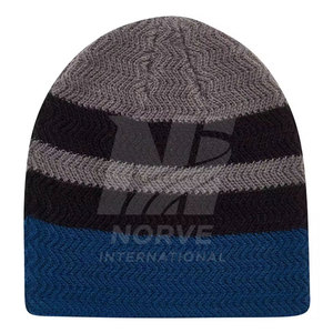 <b>Men</b> <b>Beanie</b> <b>Hats</b> Classic Cuff Style Fine Knit Material Jacquard Weave Fashionable Head Cover Daily Use Premium Feel - Product Image 4