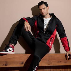 Conjunto Deportivo Personalizado con Logotipo para Hombre, Informal, 100% Algodón, Ecológico, de Secado Rápido, 2 Piezas, Sudadera con Capucha y Pantalones Deportivos - Product Image 1