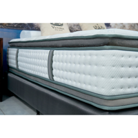 American Star Luxus-Matratze Victoria 42cm Plüsch-Mittelfeste Taschenfederkern-Gel-Memoryschaum-Matratze für Zuhause mit 10-Jahres-Garantie