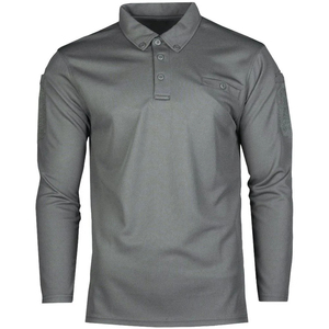Chemises polo à manches longues sur mesure fabriquées aux États-Unis, chemises polo pour hommes, tissu en coton de haute qualité, logo OEM, fournisseur en gros, vêtements décontractés élégants - Product Image 2
