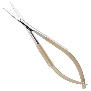 Tijeras de manicura My Lash Tools con resorte, estilo ruso, para cutículas, con acción de compresión por resorte, recortador de piel muerta, tijeras de belleza - Product Image 1