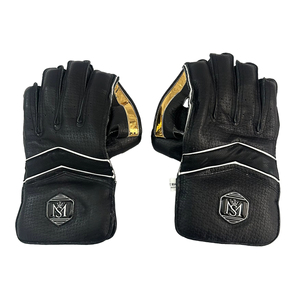 Gants de cricket en cuir de haute qualité, confortables, Mannu Sports, paire, logo personnalisé, options de taille et de couleur, design ambidextre - Product Image 1