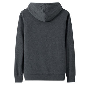 Sweat à capuche polaire surdimensionné personnalisé avec logo, 100 % coton, brodé, pour homme, options OEM, idéal pour l'hiver, vente en gros - Product Image 2