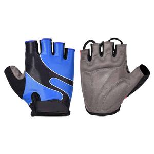 Guantes de Ciclismo Económicos de Medio Dedo, de Cuero PU, Transpirables, con Acolchado en la Palma, Antideslizantes y de Protección para Carreras - Product Image 1