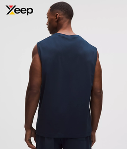 เสื้อกล้ามออกกำลังกายผู้ชาย XEEP รุ่น XC-GTT-32 ระบายอากาศได้ดี แห้งเร็ว พิมพ์ลายแบบ Heat-Transfer ผ้าถัก 100% คอตตอน คอกลม สีพื้น - Product Image 2