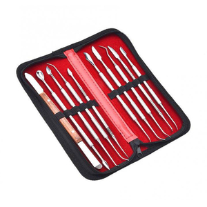 Double-Ended Stainless Steel Spatula Knife Carving <b>Tool</b> for Lab Stainless Steel Dentistry Wax Clay Sculpting <b>Engraving</b> <b>Tools</b> Set - Product Image 3