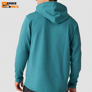 Sudadera con Capucha Ligera Premium para Hombre, Color Liso, Estilo Urbano, con Logotipo Personalizado, Unisex, Informal - Product Image 3