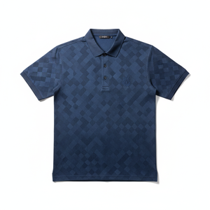 2026 Trendy Designer Geometric Pattern <b>Polo</b> Shirt <b>Black</b> Color Short Sleeve Clothes <b>Men</b> T-shirt <b>Polo</b> - Product Image 6