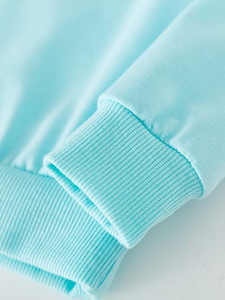 Sweat à capuche décontracté pour enfants, col rond, manches classiques, en tricot uni, respirant, en polyester/coton écologique, à faible MOQ et prix abordable - Product Image 4