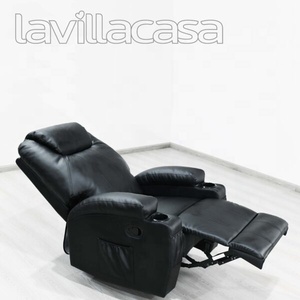 Custom Modern Manual PU Leather Cup Holders <b>Recliner</b> Chair for Living Room Furniture Supplier - Product Image 2