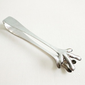 Premium Stainless Steel Ice <b>Tongs</b> Japanese Style Mini Sugar Cube <b>Tongs</b> With Fork Claw Tips Multi-Purpose <b>Serving</b> <b>Tongs</b> For Sale - Product Image 5