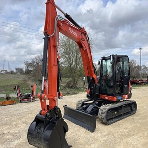 Mini-excavatrice Kubota KX080-5, machine hydraulique sur chenilles robuste pour projets de construction, prix de gros disponible - Product Image 2