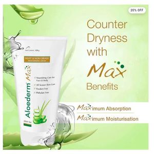 Crema para la Piel Aloederm 50g, Fórmula Hidratante y Calmante para una Piel Suave y Tersa - Product Image 2