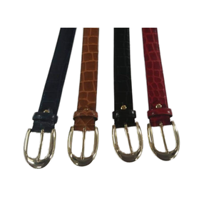 High Quality Men's <b>Cow</b> Buffalo Leather Belt Custom Length Black Brown Color Long Lasting Square Stainless Steel Natural Belts - Product Image 3