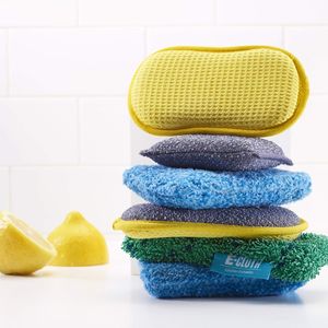 Spugna in Microfibra Riutilizzabile per Cucina, Panno Ecologico Non Abrasivo per Lavaggio Piatti e Pulizia Lavello - Product Image 2