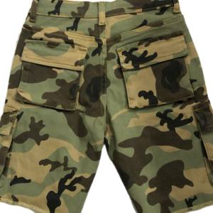 Pantalones Cortos Cargo para Hombre, Diseño Sólido, Servicio OEM, Transpirables, de Secado Rápido, Algodón Casual de Alta Calidad con Logotipo Personalizado - Product Image 5