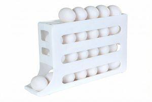 Zenara Classic Rolling Plastic <b>Egg</b> <b>Storage</b> Box Multi-layer Durable Eco-Friendly BPA Free Dishwasher Safe Food Grade Stackable - Product Image 2