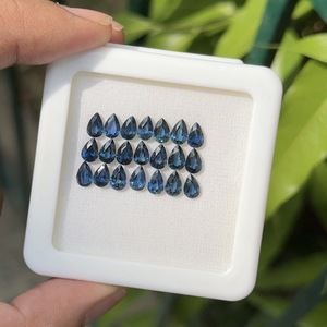 Zafiro Azul Australiano Natural de 6x4 mm, 9.75 Quilates, Corte Pera, Calidad Premium, con Efecto de Luz, para Joyería Fina - Product Image 3