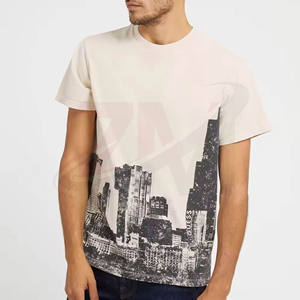 T-shirt Homme Oversize en Coton et Polyester 100% Personnalisable avec Logo Imprimé – Vente en Gros OEM & ODM – T-shirt Décontracté Lourd Uni Style Streetwear - Product Image 2