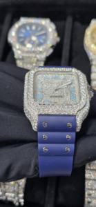 Reloj de Diamantes Moissanite Premium Diseñado para Hombres que Valoran la Calidad, la Sofisticación y una Fuerte Presencia en el Mundo de los Accesorios de Lujo - Product Image 4