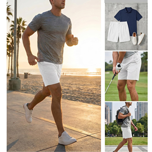 Shorts de golf pour hommes en gros – Pantalons de sport de haute qualité pour la randonnée, la course ou le golf décontracté - Product Image 6
