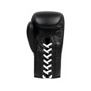 Askar Wear Ind. Boxing Gloves <b>Leather</b> Lace-Up Black Breathable Adult Training Gear - Product Image 3
