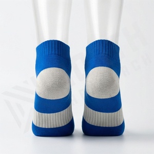 Blue Ankle <b>Socks</b> Breathable Polyester Spandex <b>Running</b> Sports <b>Socks</b> for Adults Summer Wear - Product Image 2