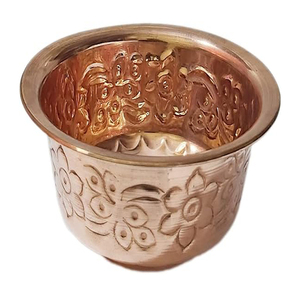 Cuenco de cobre artesanal, auténtico cuenco de cobre para baño y cuenco para hammam, cuencos para hammam, cuenco de cobre para pedicura - Product Image 1