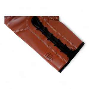 New Arrival Professional Sports Boxing <b>Gloves</b> High Quality Genuine Leather Breathable Hook Loop Closure <b>Moisture</b> Wicking Outdoor - Product Image 2