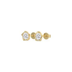 Pendientes de Oro Rosa de 9K con Diamantes Cultivados en Laboratorio, 1.57 CTW, Corte Redondo, Claridad VVS, Joyería Fina para Mujer, Exhibición de Joyería Nupcial - Product Image 5