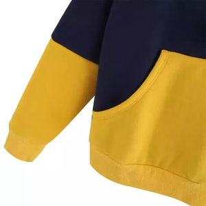 Nouveau design OEM – Sweats à capuche et pulls pour hommes, avec surpiqûres contrastées, 100 % coton, usage quotidien, chauds, unisexes, pour adultes - Product Image 3