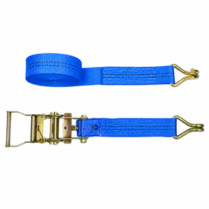 Correa de Amarre de Poliéster de 2 Pulgadas (38 mm) con Trinquete, 1500 kg, Certificación CE, Correa de Sujeción de Carga con Ganchos Dobles en J, Alta Resistencia, Fabricación OEM - Product Image 5