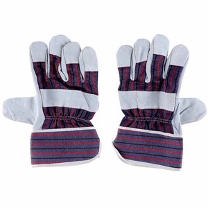 Heavy Duty Cow Split Leather Welding Safety <b>Gloves</b> Heat Resistant Cut Resistant Industrial Work Protective Hand <b>Gloves</b> - Product Image 4