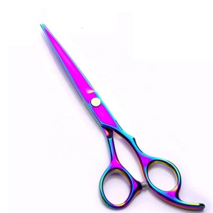 Juego de Tijeras de Barbero Clásicas de Alta Calidad, Color Negro con Mango de Cerámica y Hoja de Acero Inoxidable para Peluquería y Belleza - Product Image 1