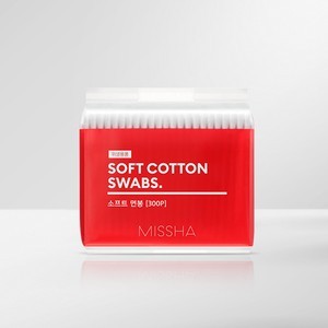Missha 300P Soft <b>Cotton</b> <b>Swab</b> Premium Quality <b>Swab</b> for Effective Make-up Removal - Product Image 1