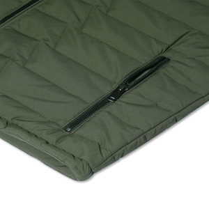 <b>Men's</b> Olive Green Puffer <b>Jacket</b> Stand Collar Zipper Closure Windproof Polyester Wadding Casual Autumn Regular Fit Wholesale <b>men</b>. - Product Image 5