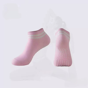 Cotton Non-Slip Silicone Indoor Fitness Running <b>Trampoline</b> Sports Yoga Socks - Product Image 1