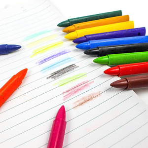 Crayons de couleurs OEM non toxiques et lavables, matériel de peinture pour tout-petits, fournitures éducatives - Product Image 2
