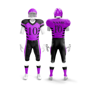 Cette tenue de football américain en sublimation 100 % polyester inclut un service professionnel pour les marques de détail haut de gamme. - Product Image 6