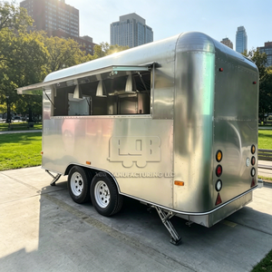 Mobile Coffee Kiosk Catering Fast Food Truck Food Truck Mobile Stainless Steel Food Trailer Full Kitchen Equipment - Product Image 4