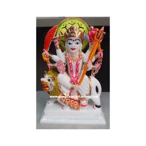 Estatua de mármol blanco Durga Maa - Product Image 3