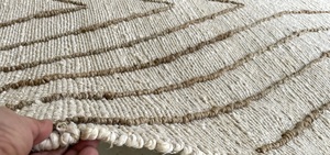 Alfombra Moderna Grande Tipo Dhurrie, Tejida a Mano, de Yute y Lana, Antideslizante, de Pelo Corto, para Decoración de Puertas, Cocina, Hogar y Picnic - Product Image 2