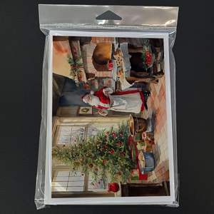 Lunatique A7 Taille 5x7 Cartes Vierge Paquet de 8 Biscuits avec Père Noël Cartes de Voeux avec Enveloppes - Product Image 3