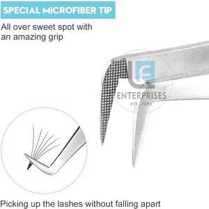 Durable Material <b>Cheap</b> Price Eyelash <b>Extensions</b> Tweezers High Grade Eyelash <b>Extensions</b> Tweezers - Product Image 2