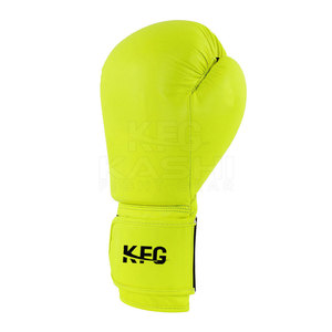 Guantes de Boxeo de Cuero Hechos en Fábrica con Correa de Muñeca Adicional, Transpirables y que Absorben la Humedad, para Entrenamiento Profesional de Kick Boxing - Product Image 3