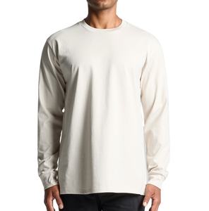 T-shirt surdimensionné pour homme, manches longues, coupe ample, 100% coton, qualité supérieure, durable, prix bas. - Product Image 2