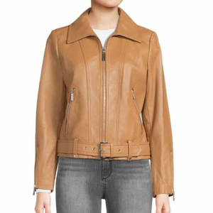 Blouson en cuir style simple 2025 – Nouvelle collection de blousons bombardiers en cuir de haute qualité, vente directe usine du Pakistan - Product Image 6